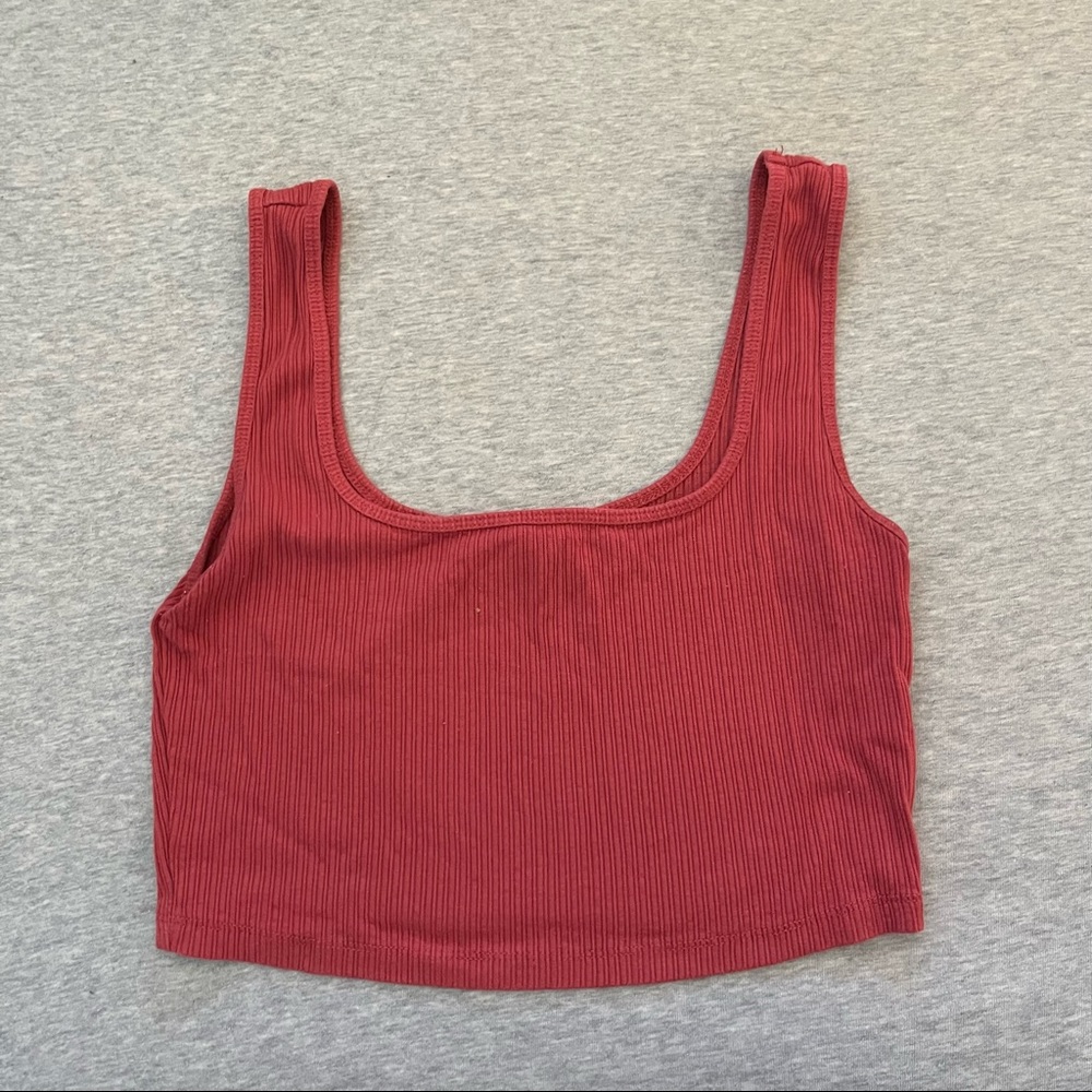 Pink Cropped Tank